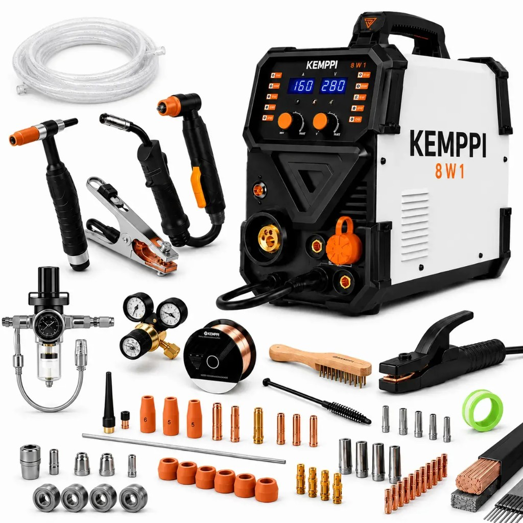 Kemppi hordozható hegesztőgép 8 az 1-ben